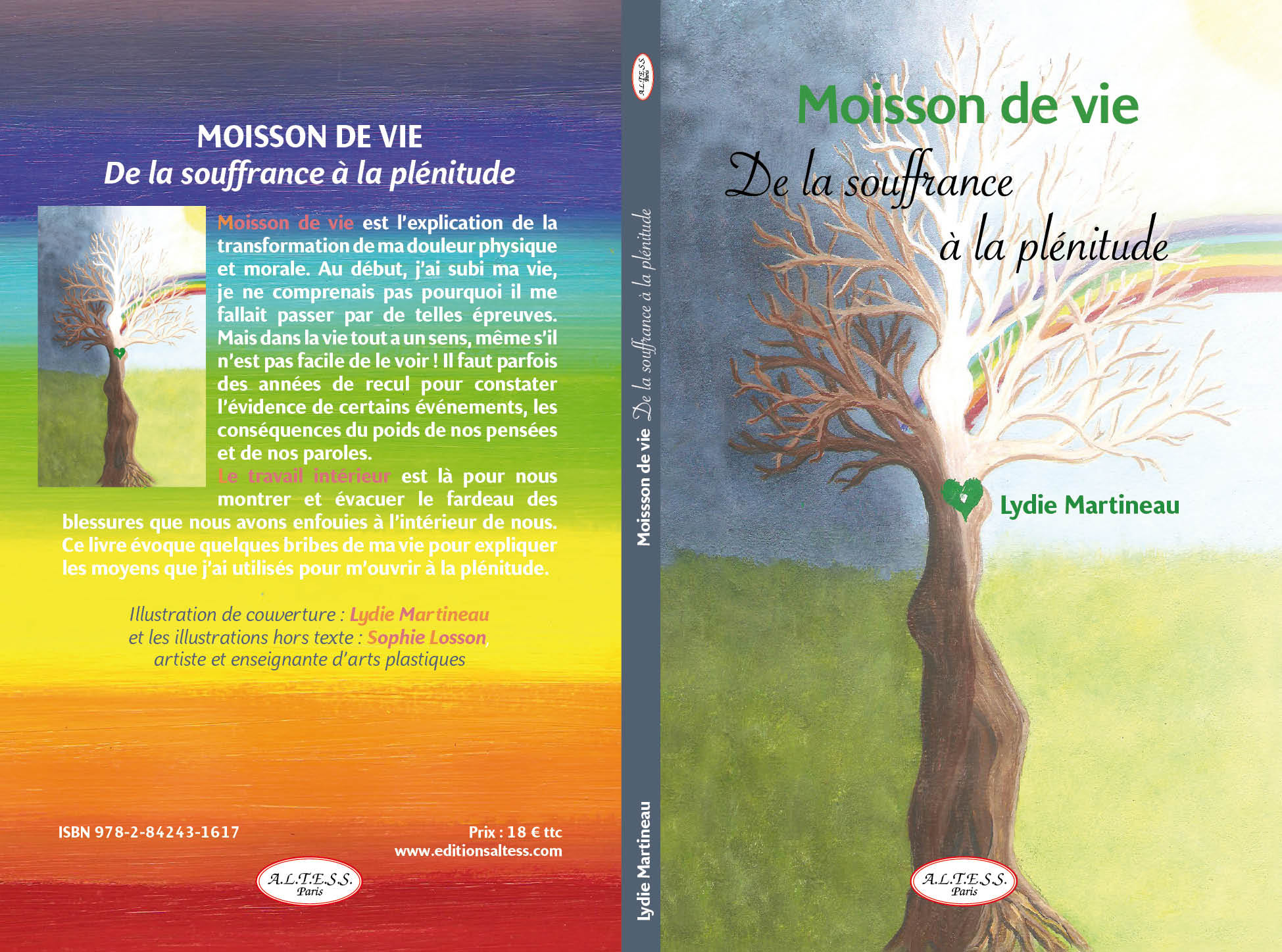 Livre de developpement personnel, Moisson de Vie par Lydie MARTINEAU